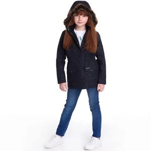 NWT Barbour Girls Tern Wax Jacket Large and Extra Large